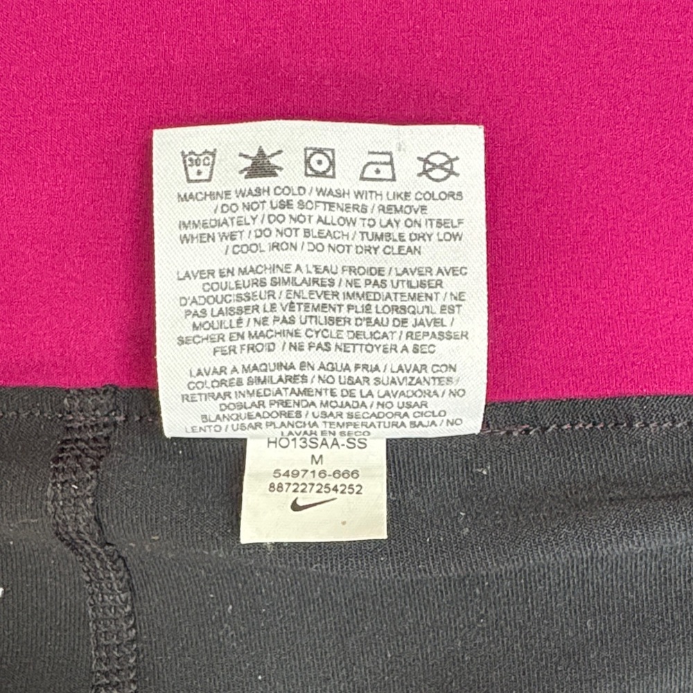 🌥️ Nike Skort/Skirt/Leggings Combo Magenta and Black Medium 🌥️ - Picture 7 of 11
